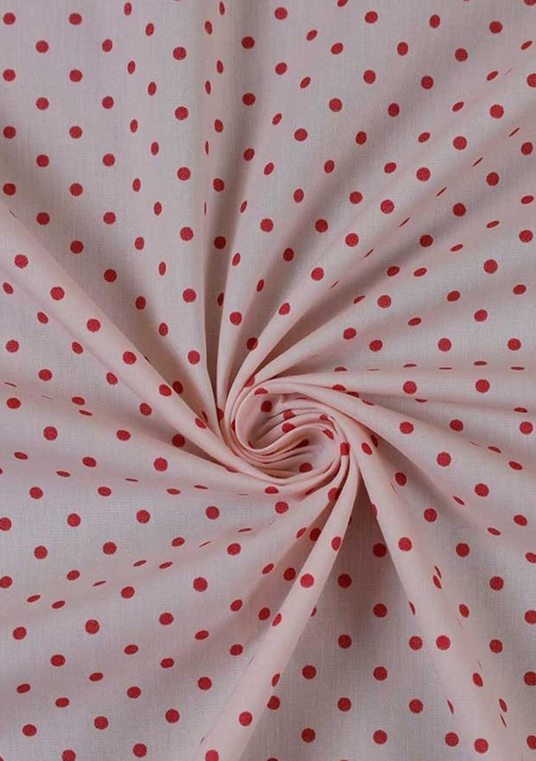 Pink Poplin Polka Dot Co-Ord Set