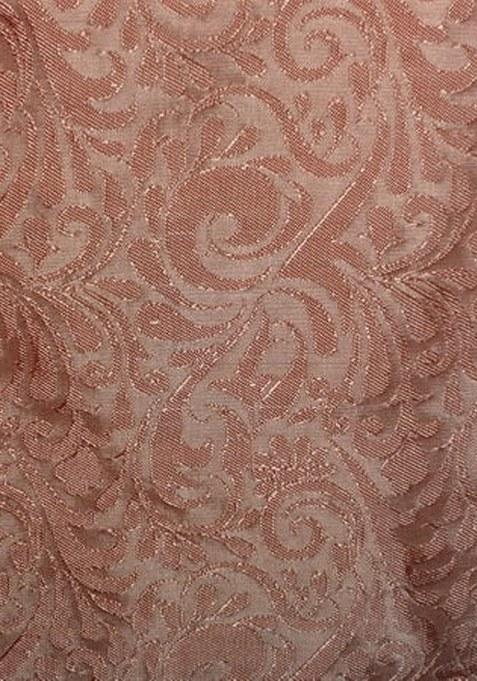 Peach Brocade Dress