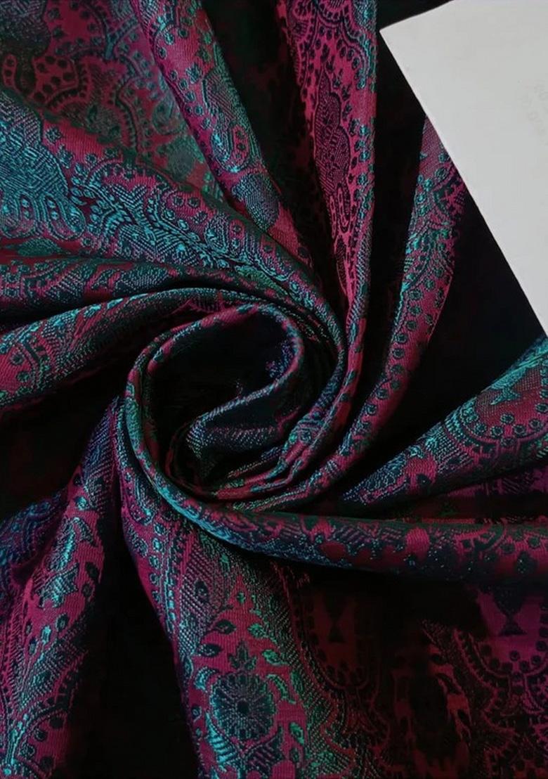 Pink Brocade Dress - Indya