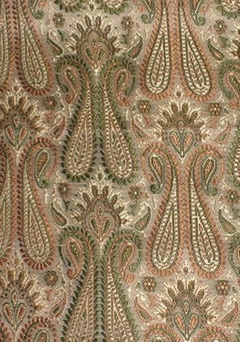 Pink Brocade Dress - Indya