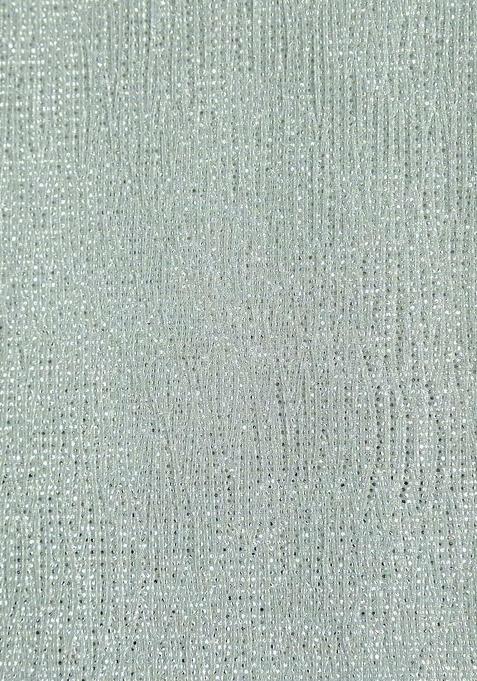 Green Embellished Pre Draped Saree Set