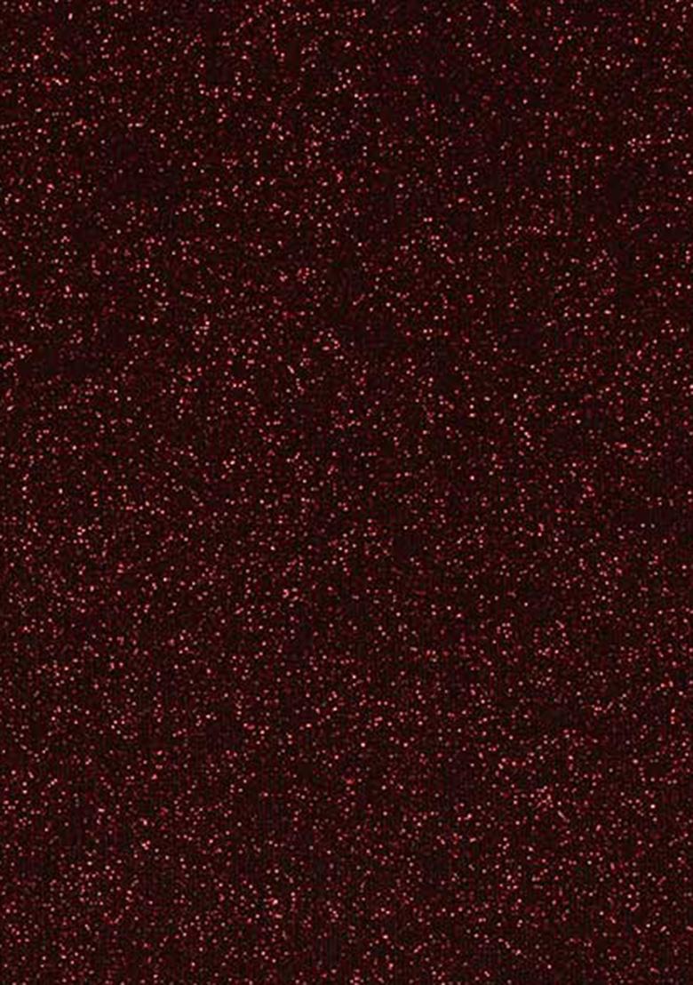 Maroon Glitter Pre Draped Saree Set