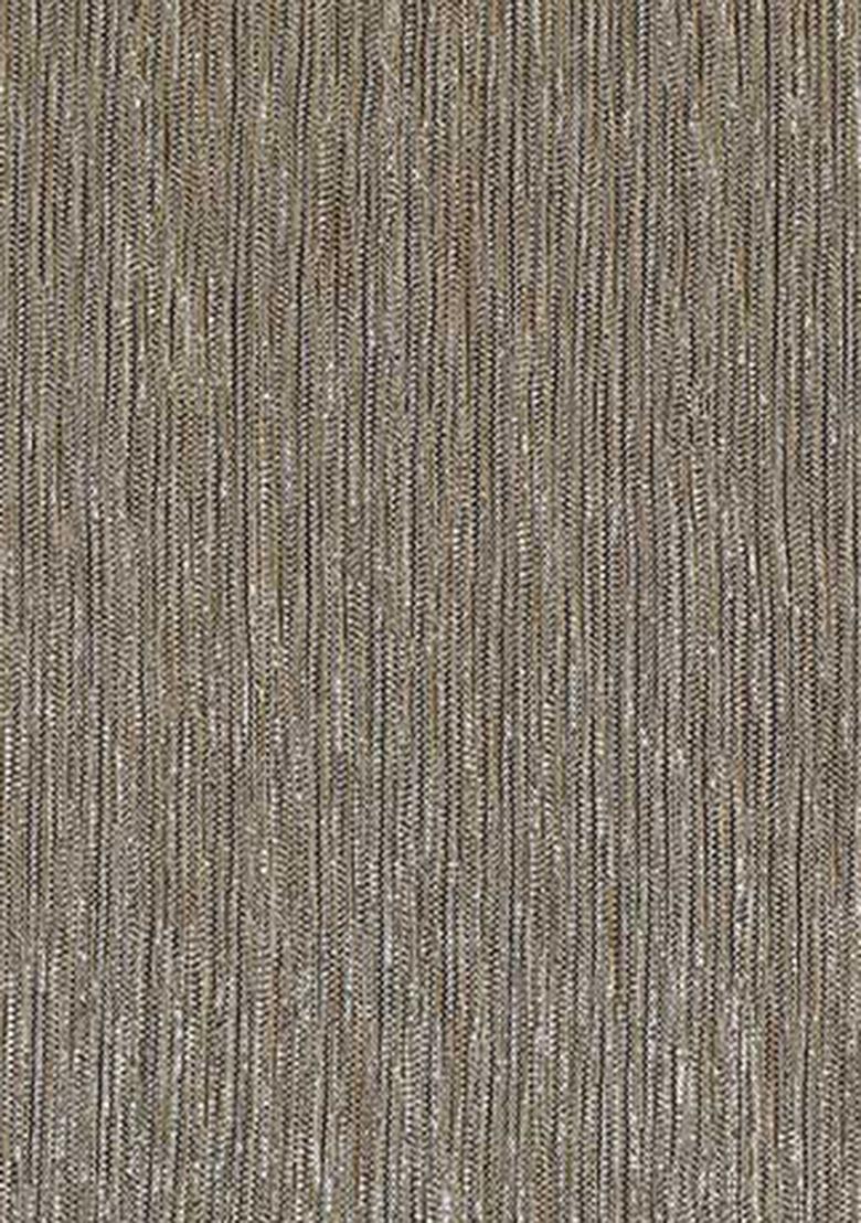 Gold Glitter Polyester Pre Draped Saree Set - Indya