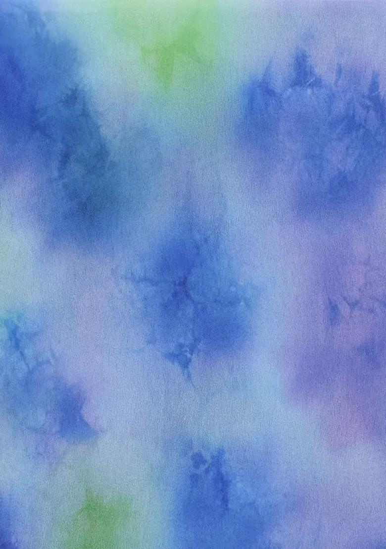 Sky Blue Printed Pre Draped Saree Set