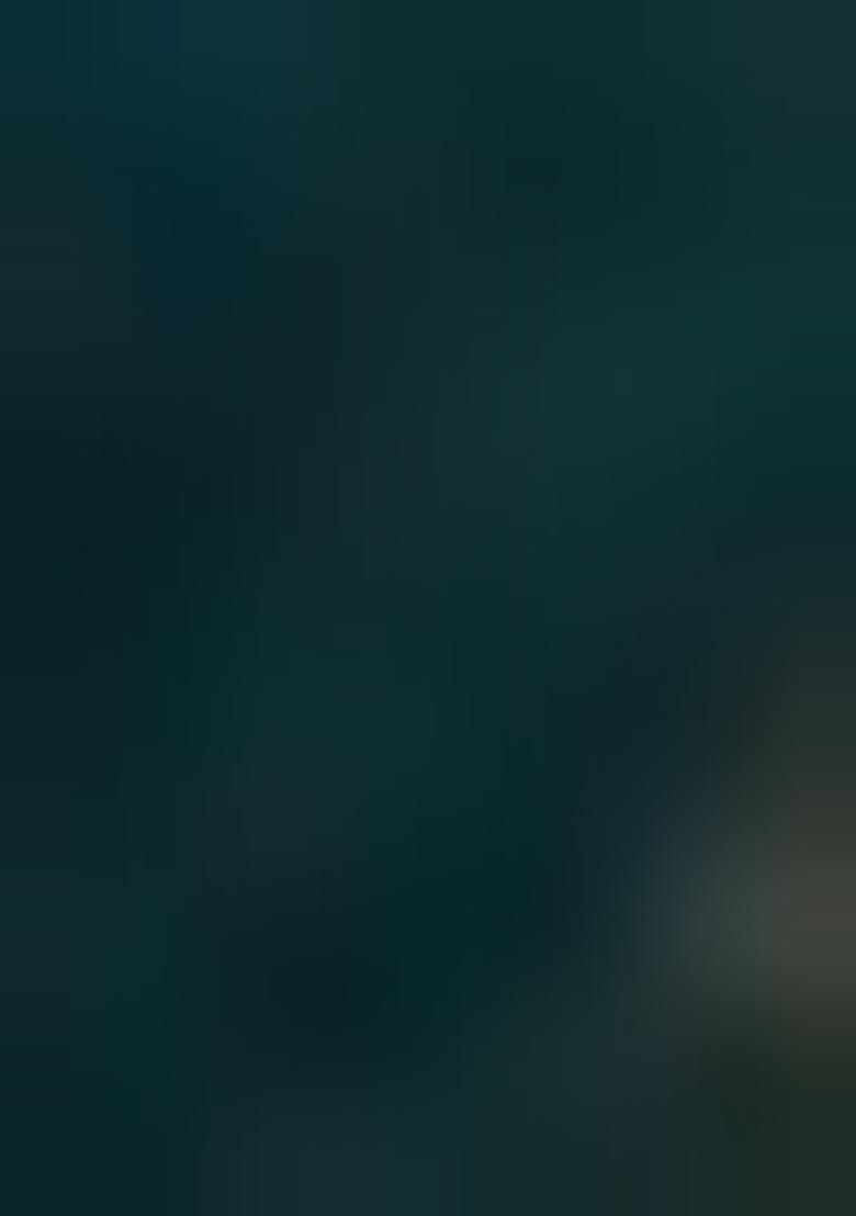 Dark Teal Blue Printed Satin Pre Draped Saree Set