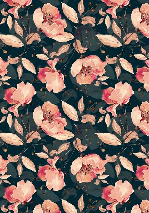 Dark Teal Blue Printed Satin Pre Draped Saree Set