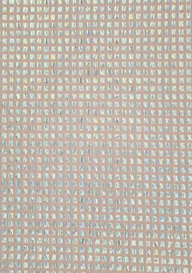 Pink Rainbow Sequin Embellished Lurex Knit Pre Draped Saree Set - Indya