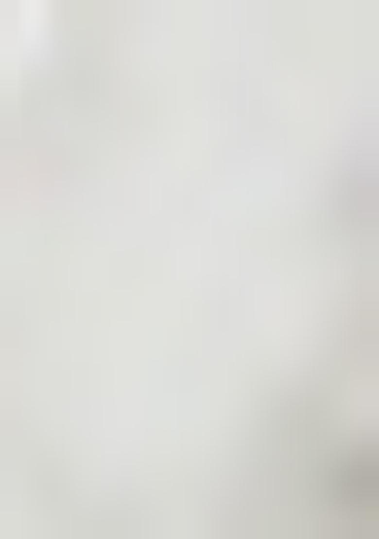 Yellow And White Printed Georgette Pre Draped Saree Set