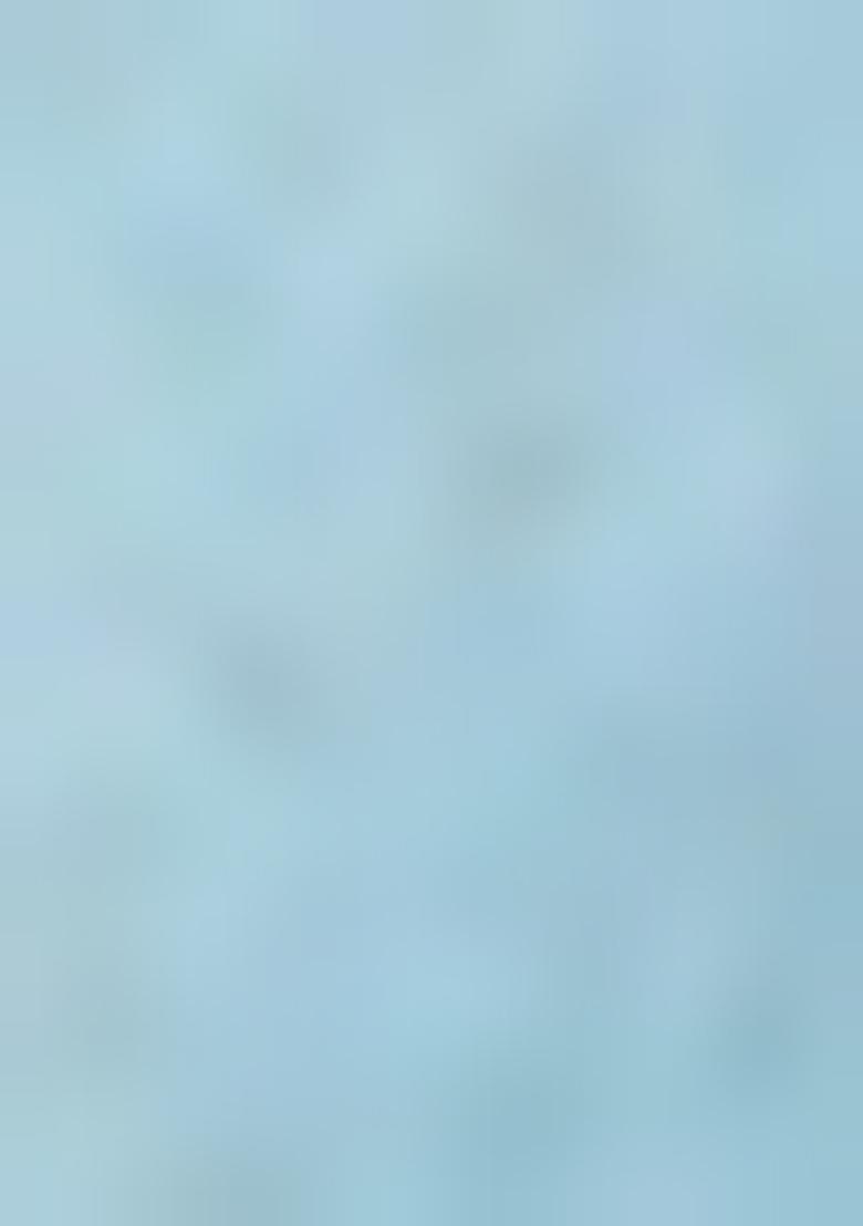 Blue Digital Print Chiffon Pre Draped Saree Set