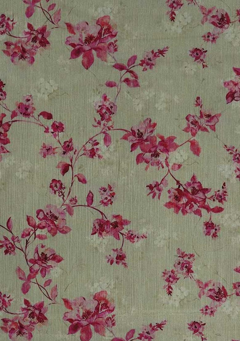 Cream Digital Print Chiffon Pre Draped Saree Set - Indya