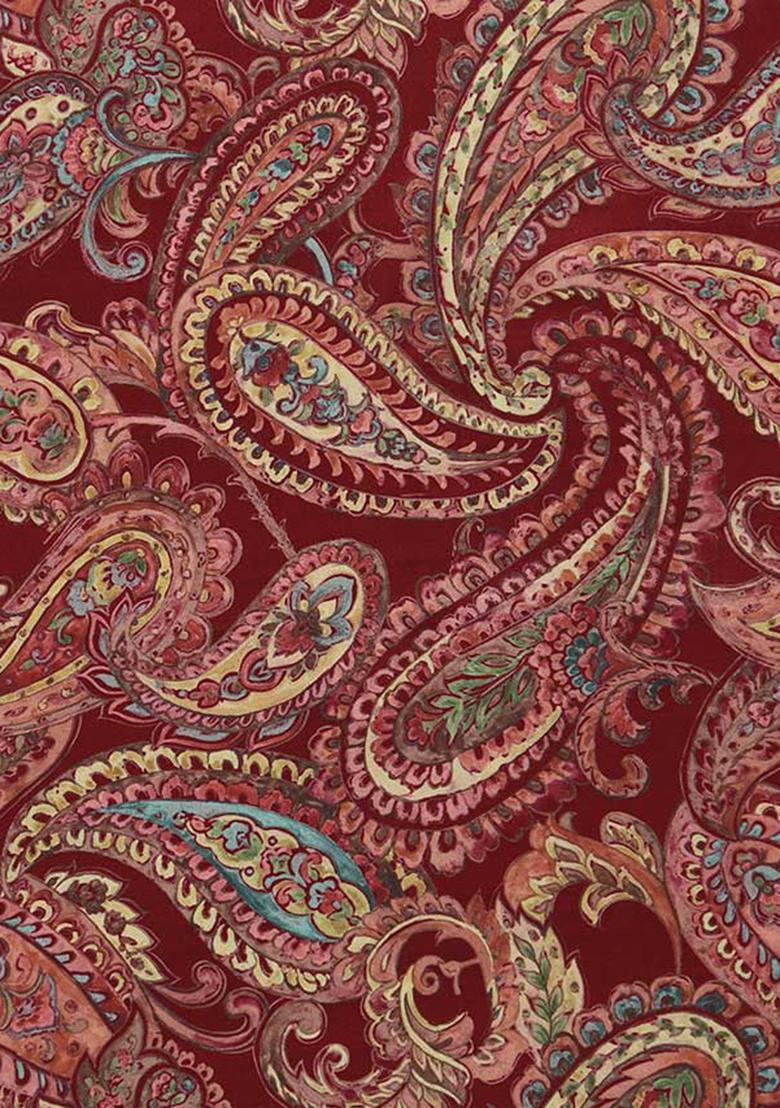 Maroon Printed Noori Crepe Pre Draped Saree Set - Indya