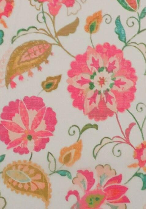 Pink Printed Chiffon Pre Draped Saree Set