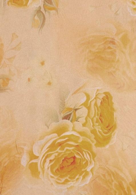 Yellow Printed Georgette Pre Draped Saree Set