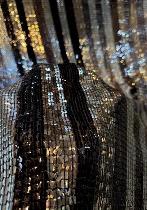 Black Embroidered Blouse Georgette Pre Draped Saree Set