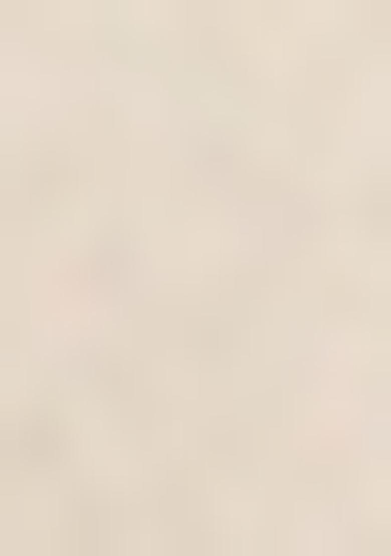 Peach Printed Linen Pre Draped Saree Set