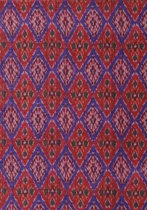 Maroon Printed Silk Pre Draped Saree Set