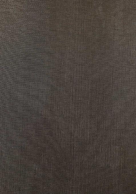 Brown Solid Tissue Pre Draped Saree Set