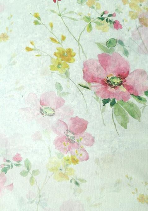 White Printed Georgette Pre Draped Saree Set