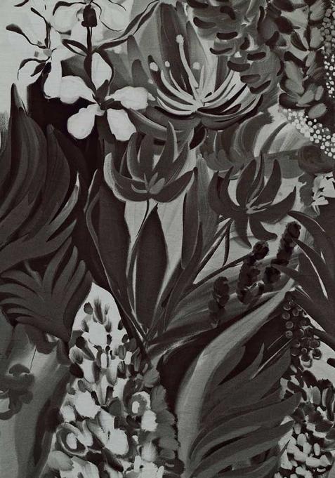 Multi Color Floral Print Chanderi Pre Draped Saree Set