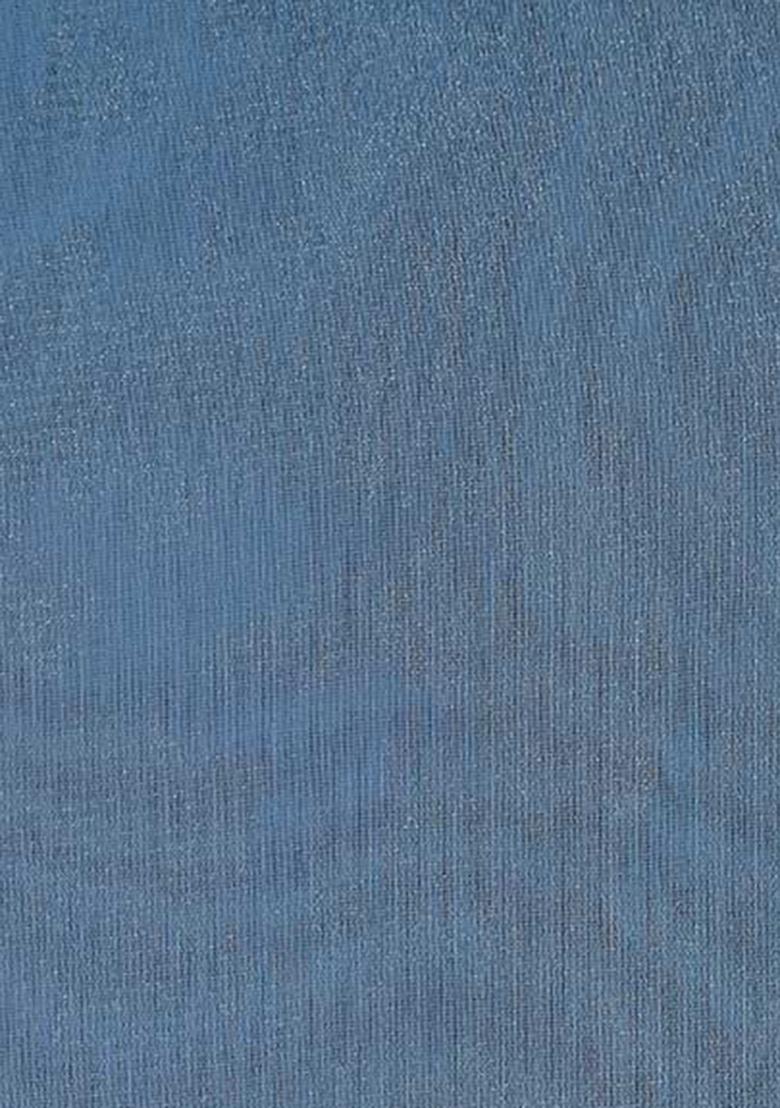 Blue Chiffon Pre Draped Saree