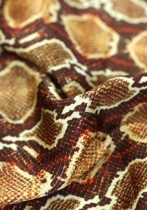 Brown Floral Printed Pre Draped Saree Set