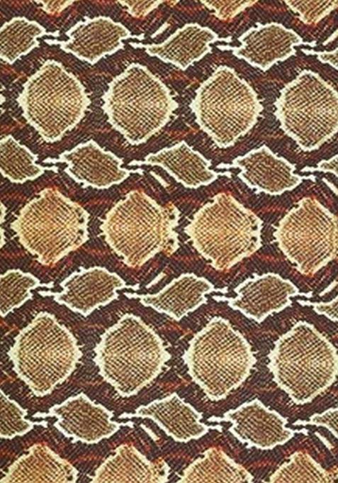 Brown Floral Printed Pre Draped Saree Set