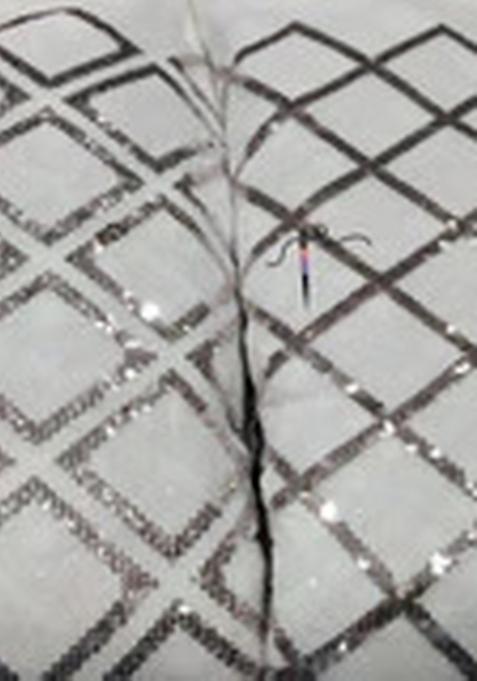 White Sequin Embroidered Blouse Georgette Pre Draped Saree Set