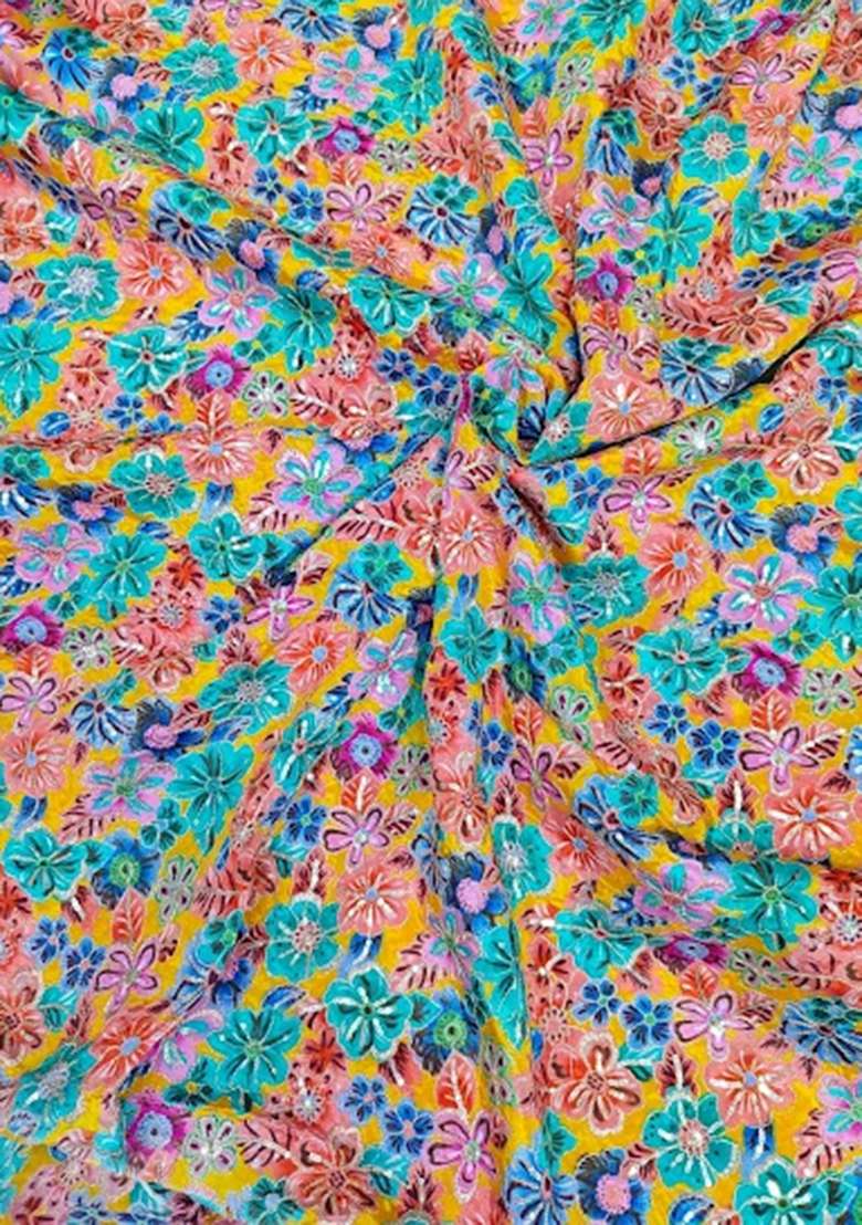 Pink Figure Print Crepe Pre Draped Saree Set for Diwali | Wedding & Festive Wear - Indya