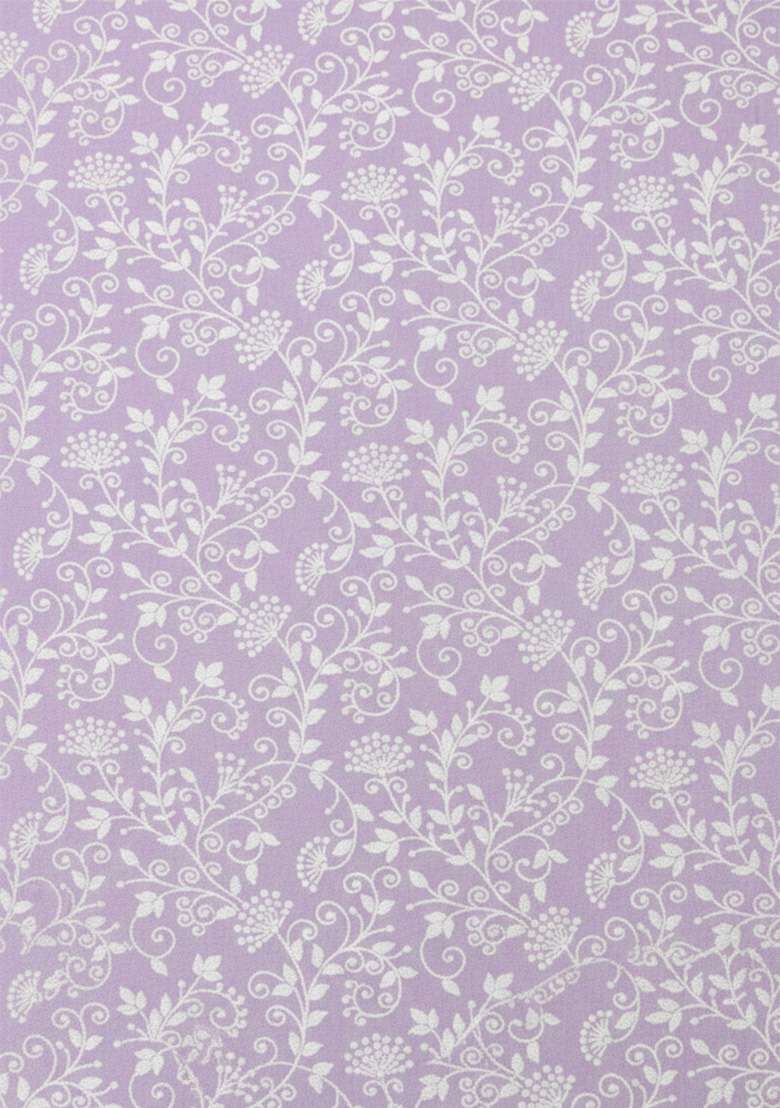 Lavender Tissue Pre Draped Saree Set - Indya