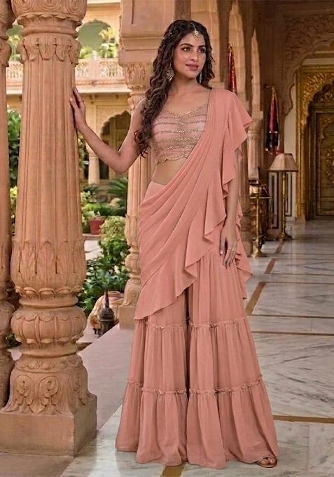 Dusty Pink Sequin Fusion Set