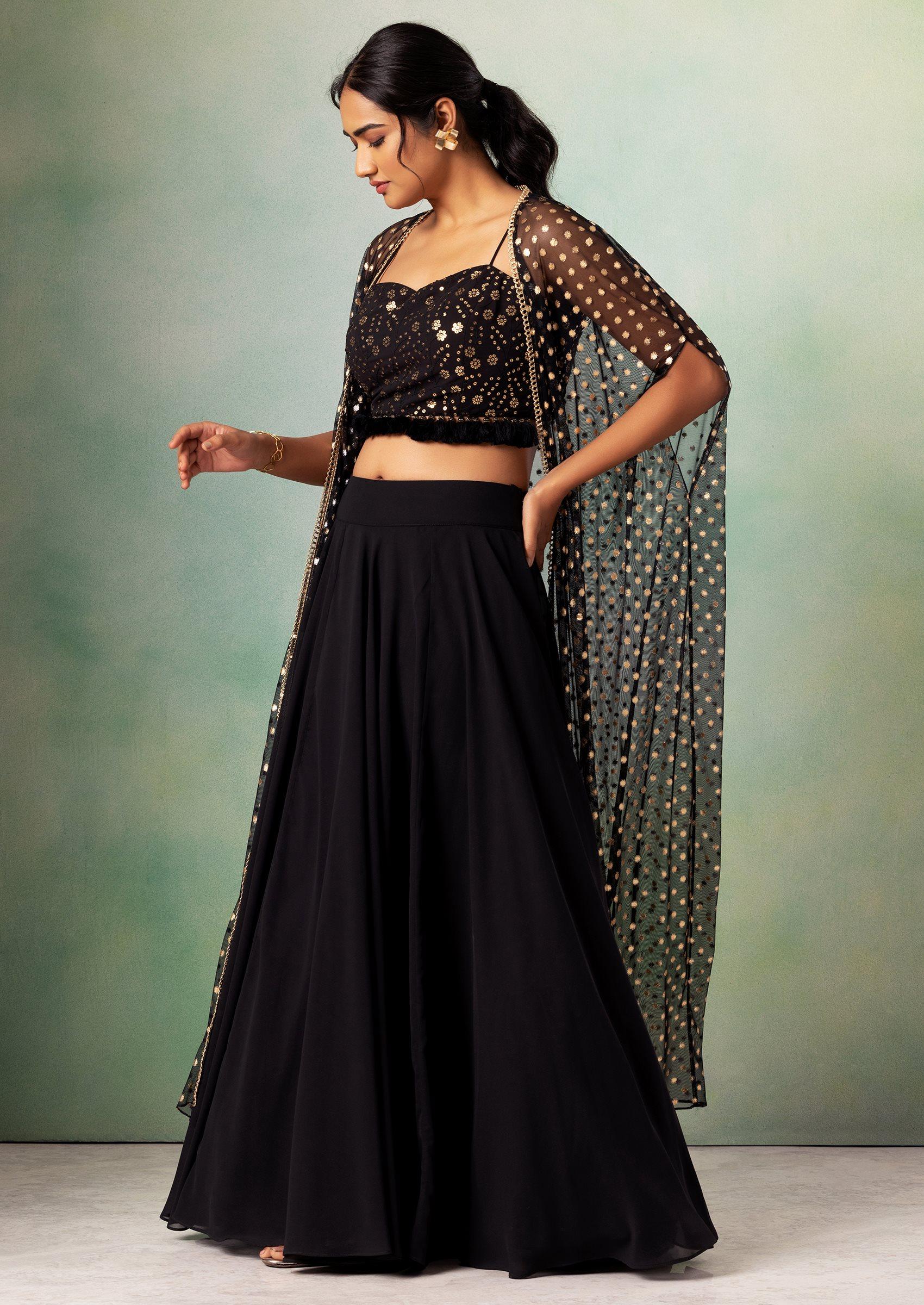 Designer Black Lehenga Choli With Zari and Multiple Sequence Embroidery  Work for Woman Party Wear Lehenga Choli With Dupatta - Etsy