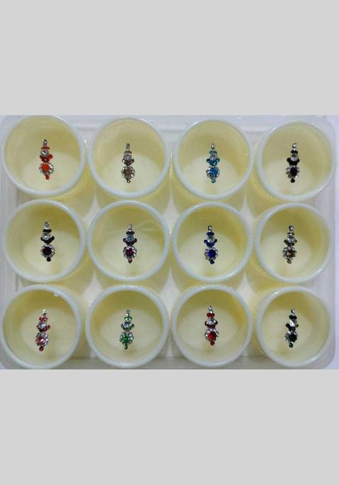 Multicolor Designer Bindi Set