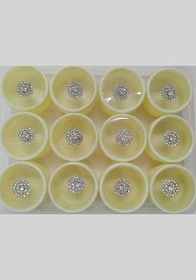White Fancy Bindi Set