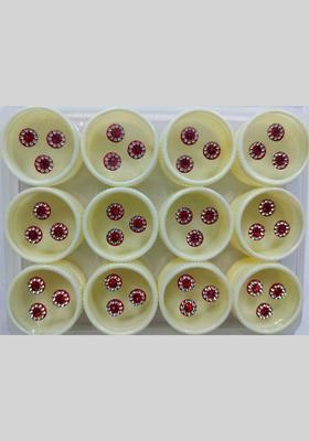 White Fancy Bindi Set