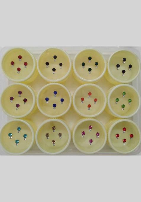 Multicolor Fancy Bindi Set