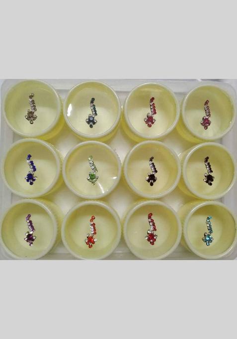 Multicolor Fancy Bindi Set