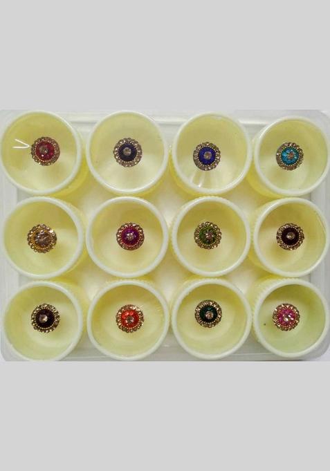 Multicolor Fancy Bindi Set