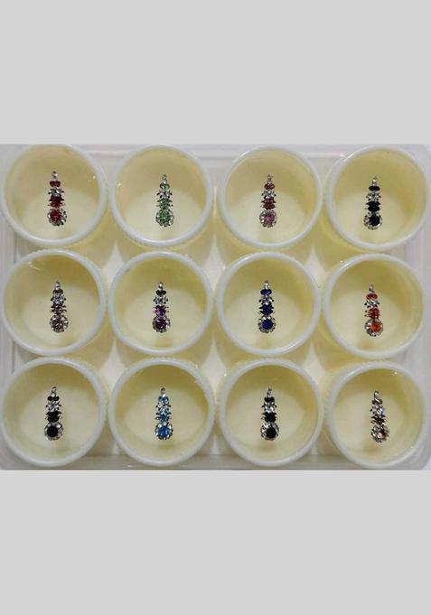 Multicolor Fancy Bindi Set