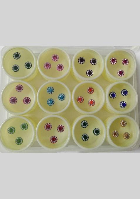 Multicolor Elegant Bindi Set