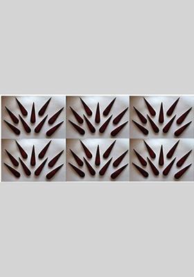 Maroon Elegant Bindi Set