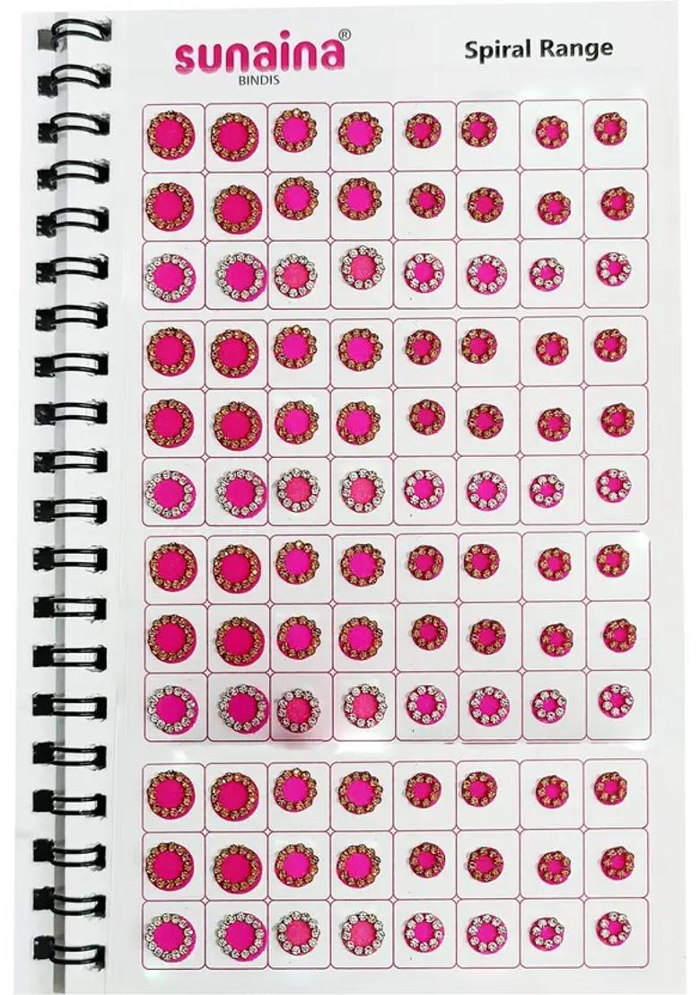 Multicolor Fancy Velvet Bindi Set - Indya