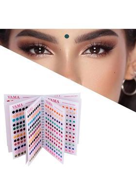 Multicolor Fancy Velvet Bindi Set