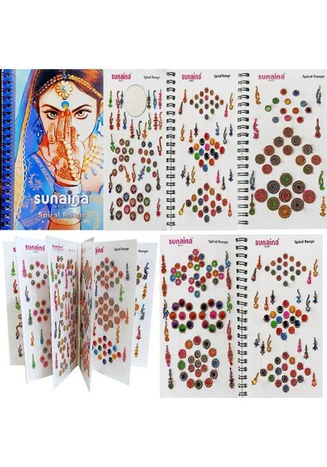 Multicolor Fancy Stone Bindi Set