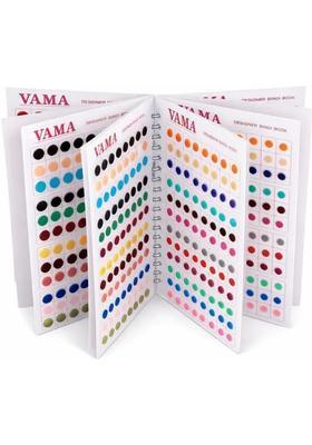 Multicolor Fancy Velvet Bindi Set