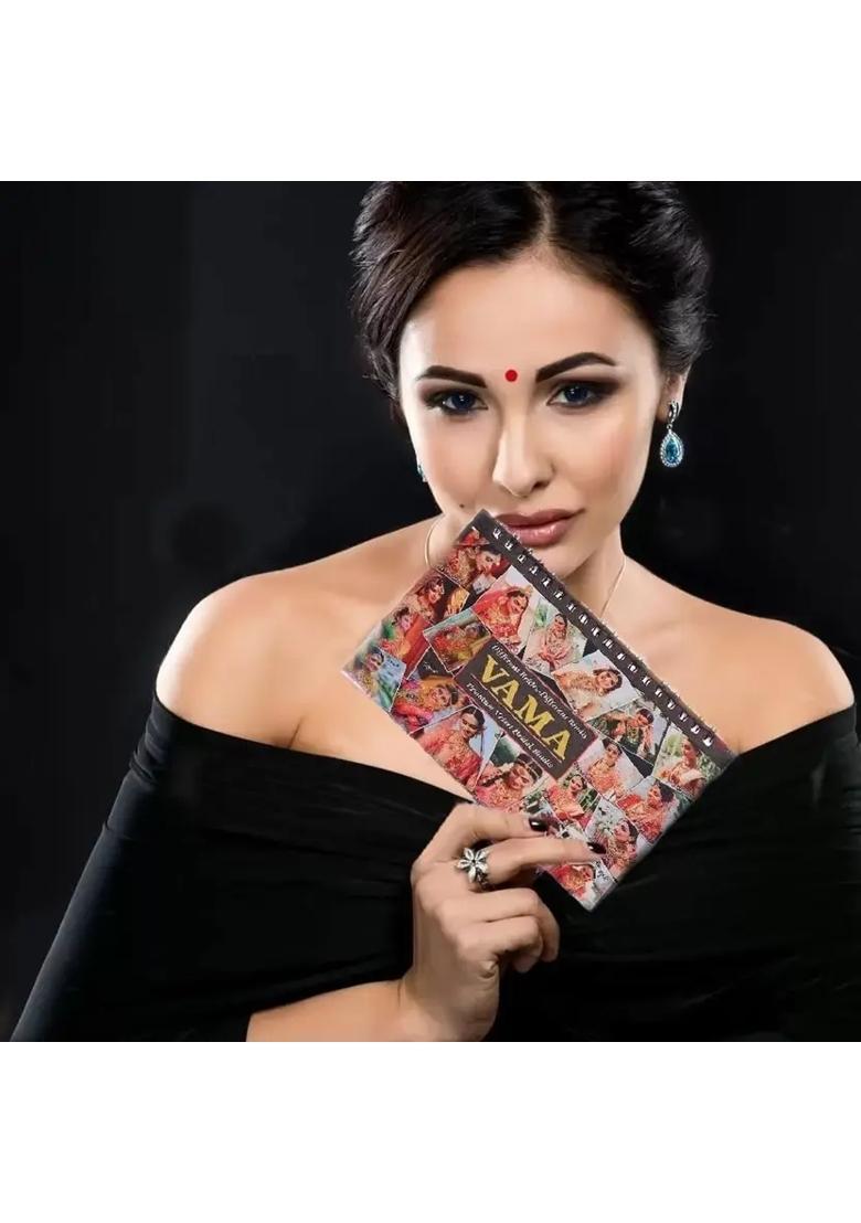 Multicolor Fancy Velvet Bindi Set - Indya