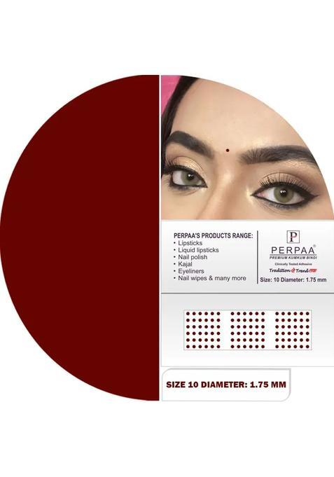 Maroon Fancy Velvet Bindi Set