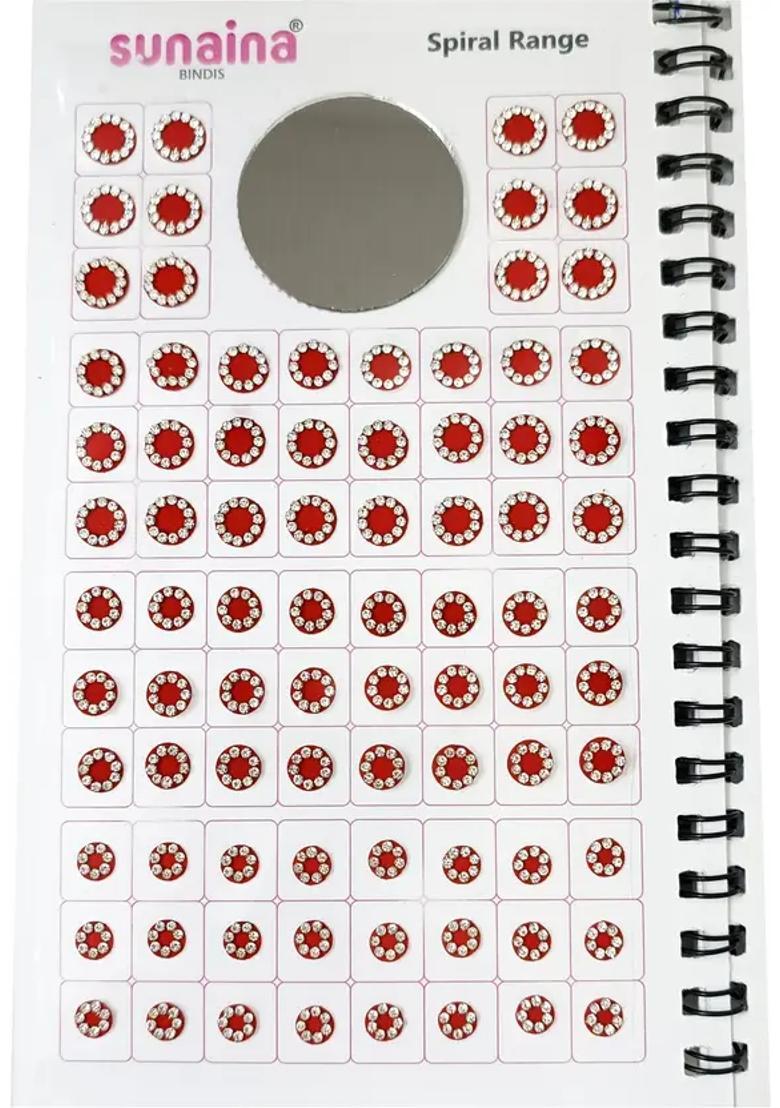 Multicolor Fancy Stone Bindi Set - Indya