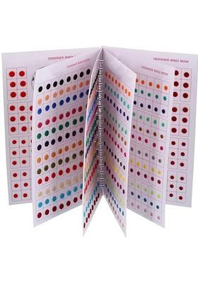 Multicolor Fancy Velvet Bindi Set