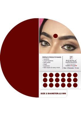 Maroon Fancy Velvet Bindi Set