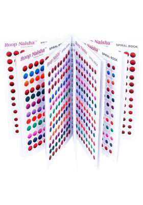 Multicolor Fancy Velvet Bindi Set